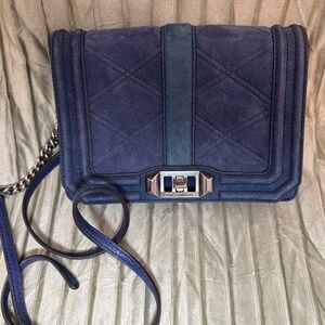 Rebecca Minkoff Blue Suede Purse
